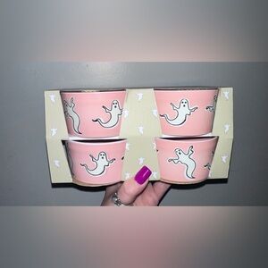 Pink ghost ramekins